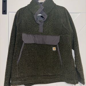 Carhartt Olive Green Relaxed Fit Jacket